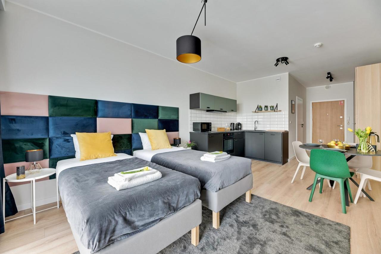 Apartament Walowa Shipyard Danzica Esterno foto